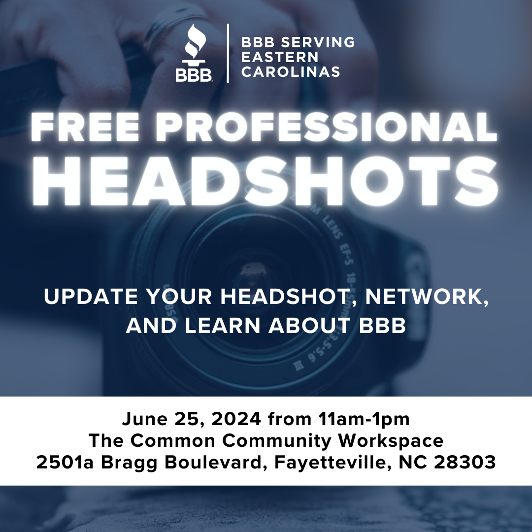 BBB hosts free Professional Headshot and Networking Event in