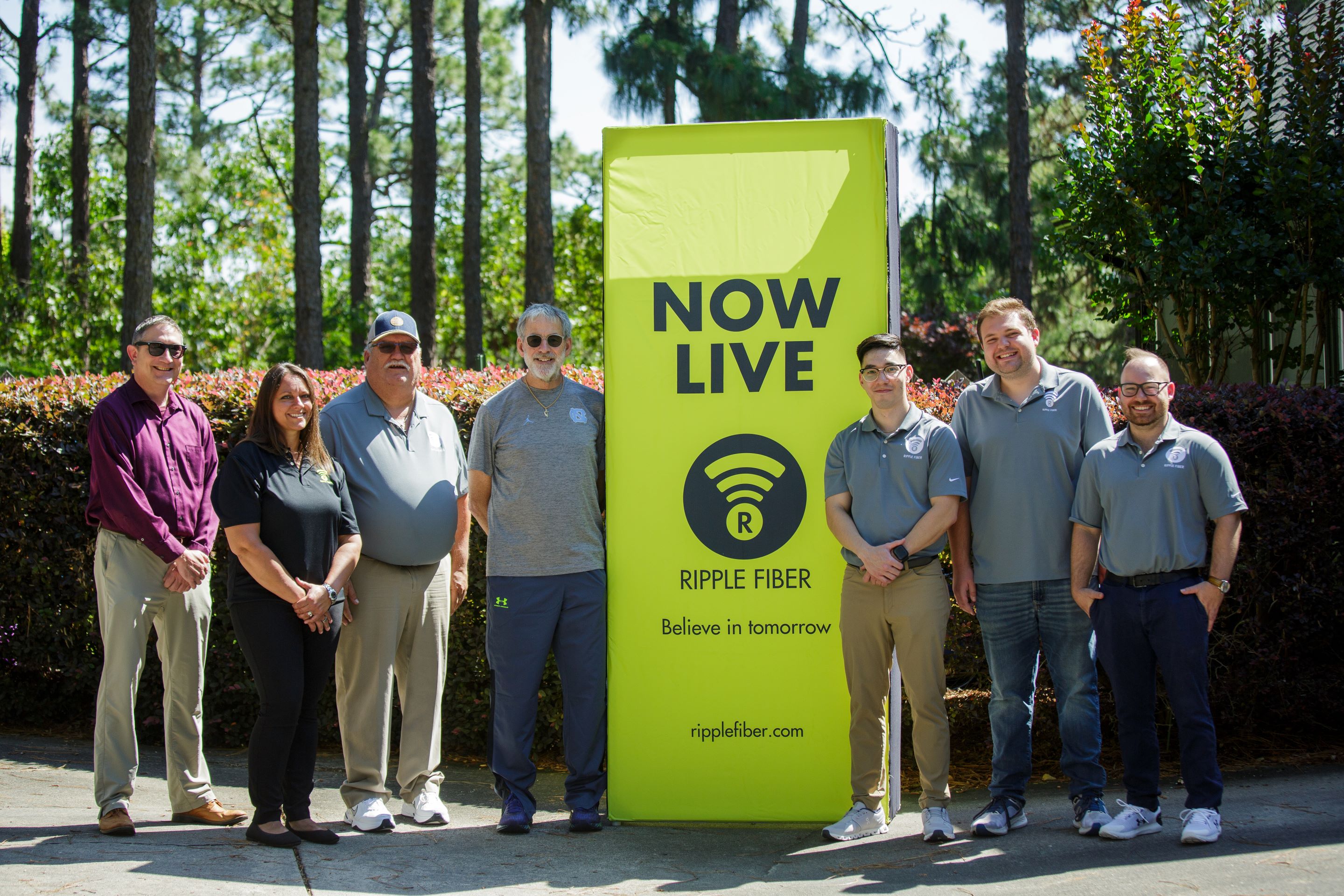 Phase 1 complete; Ripple Fiber launches fiber internet for over 18,000 residences in Southern Pines and the Village of Pinehurst in North Carolina