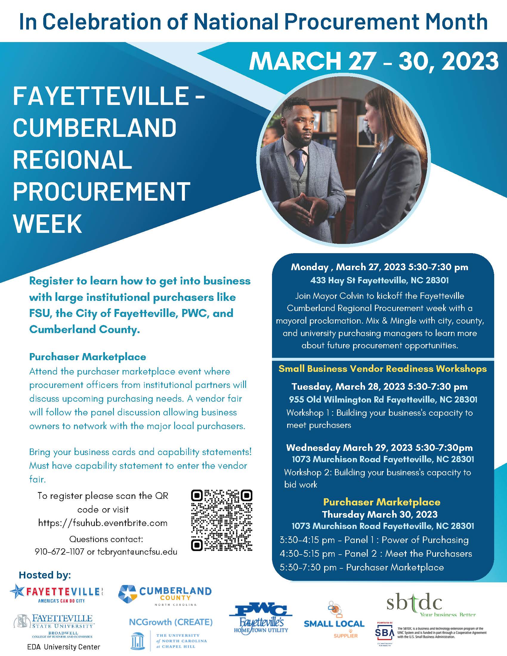 Fayetteville to celebrate National Procurement Week with events for